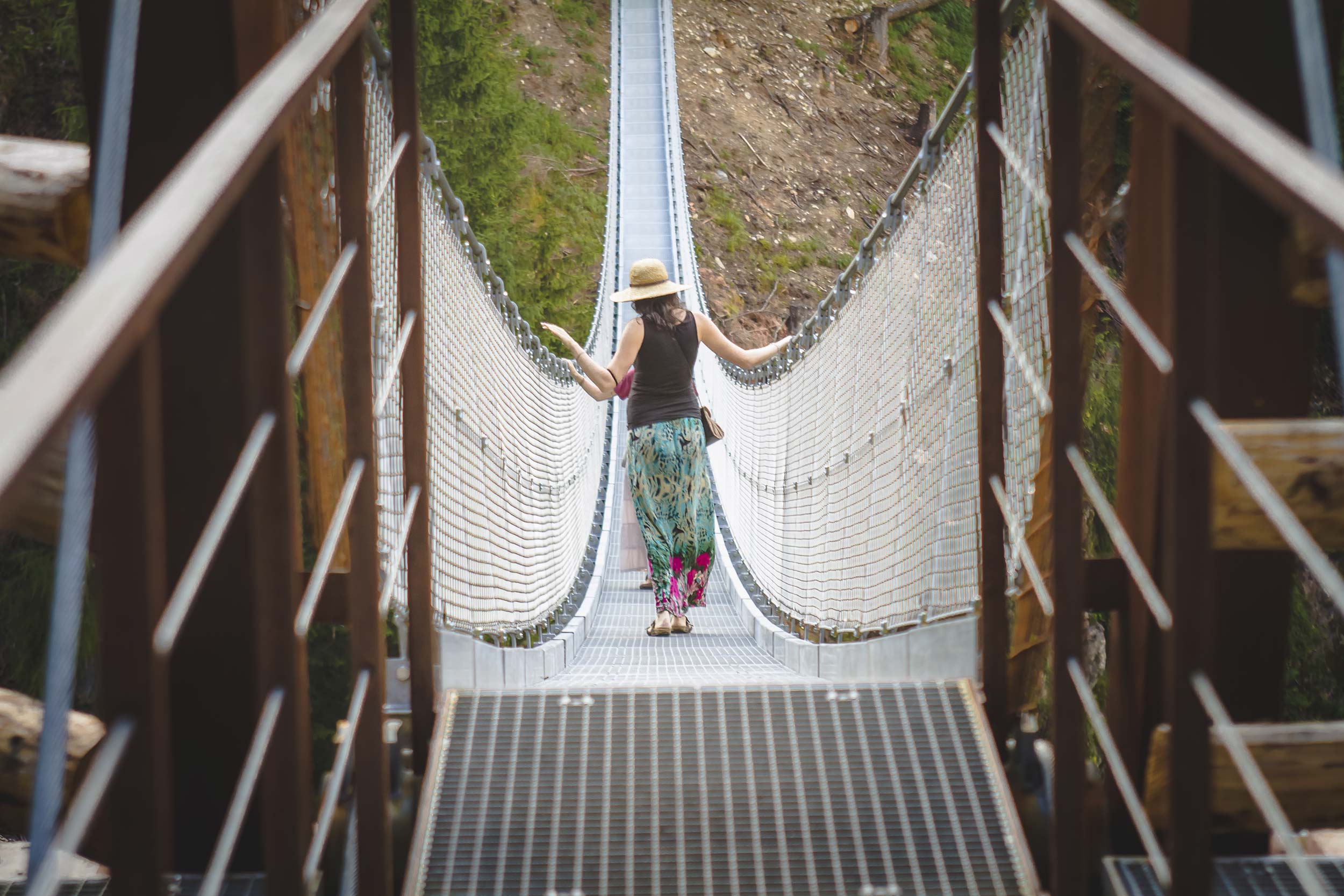 Ponte tibetano Parco Nazionale dello Stelvio Ponte tibetano Parco Nazionale dello Stelvio