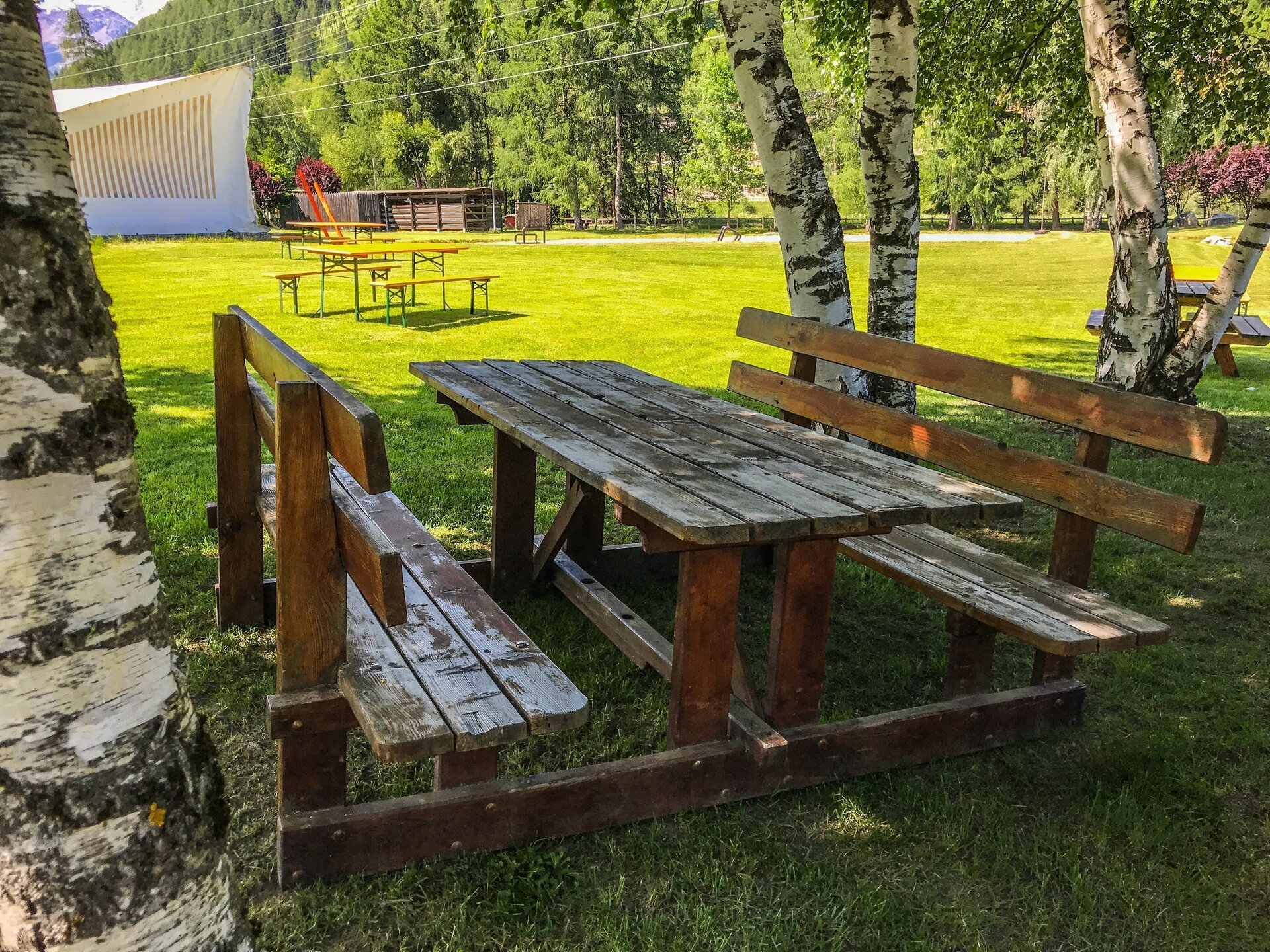 Area relax al centro Outdoor Ursus in Val di Sole Area relax al centro Outdoor Ursus in Val di Sole