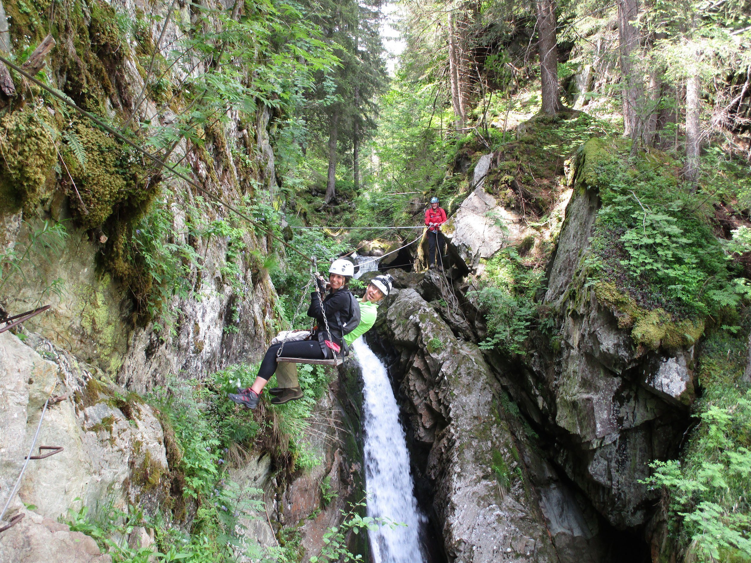 Tarzaning in Val di Sole, Trentino Tarzaning in Val di Sole, Trentino