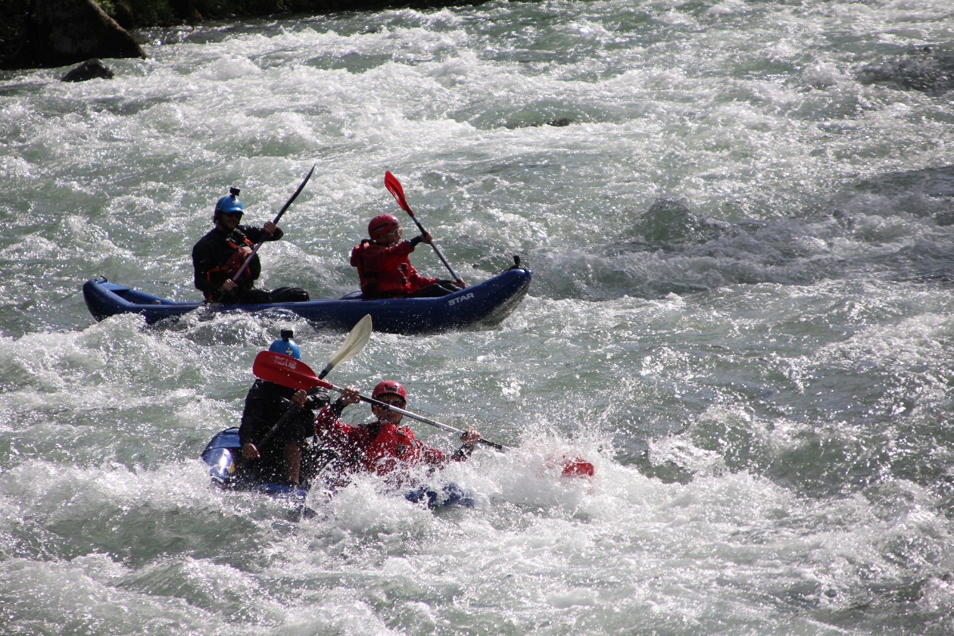 Canoa Gonfiabile Ducky Sul Torrente Noce In Val Di Sole 3